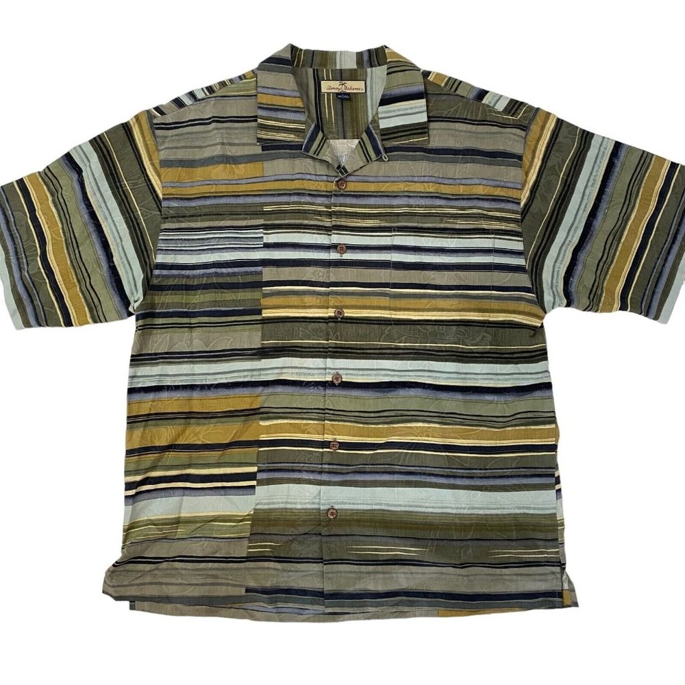 Tommy Bahama Silk Camp Shirt Men's size L